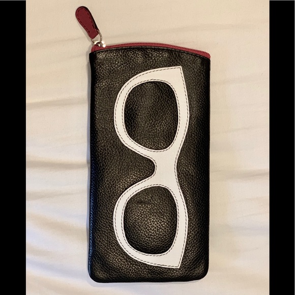 Genuine leather sunglasses case